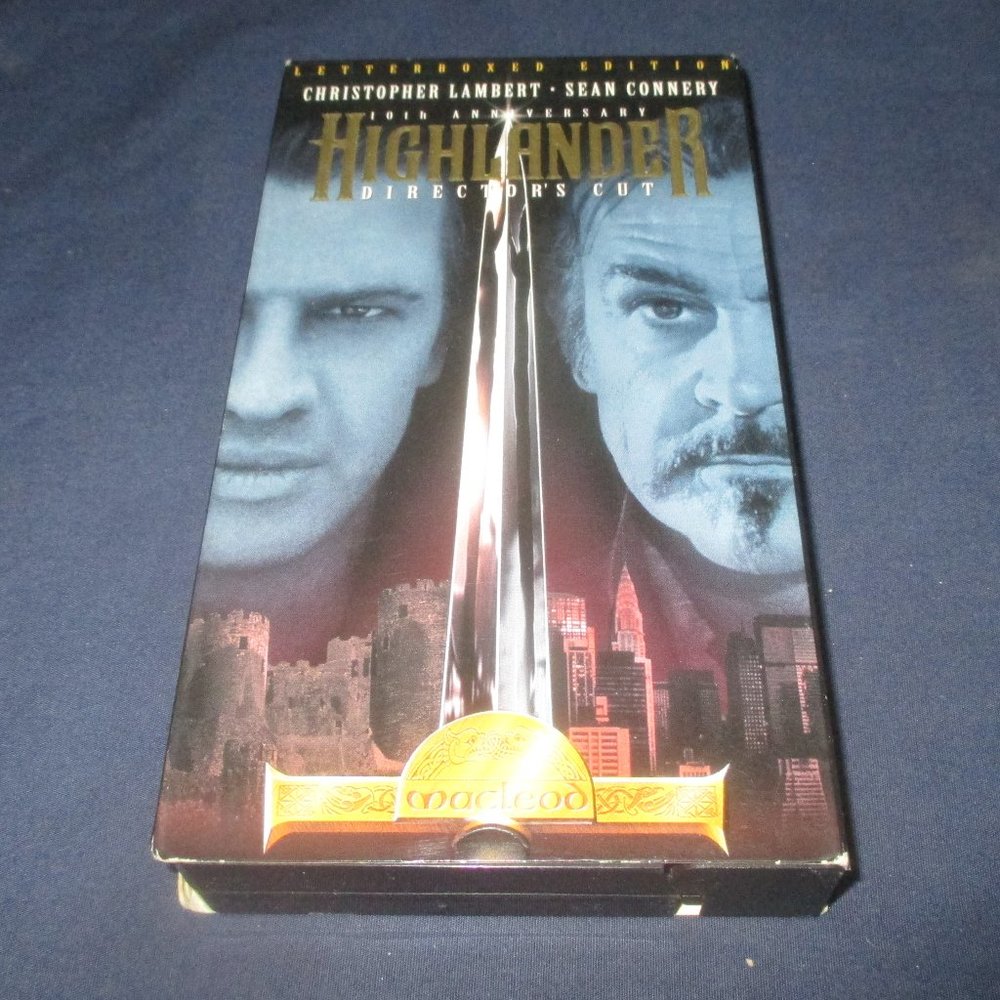 Highlander (VHS, 1996, 10th Anniversary Directors Cut)
